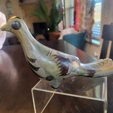 Mexican Folk Art Tonala Dove Handmade & Painted in Mexico, Excellent Condition