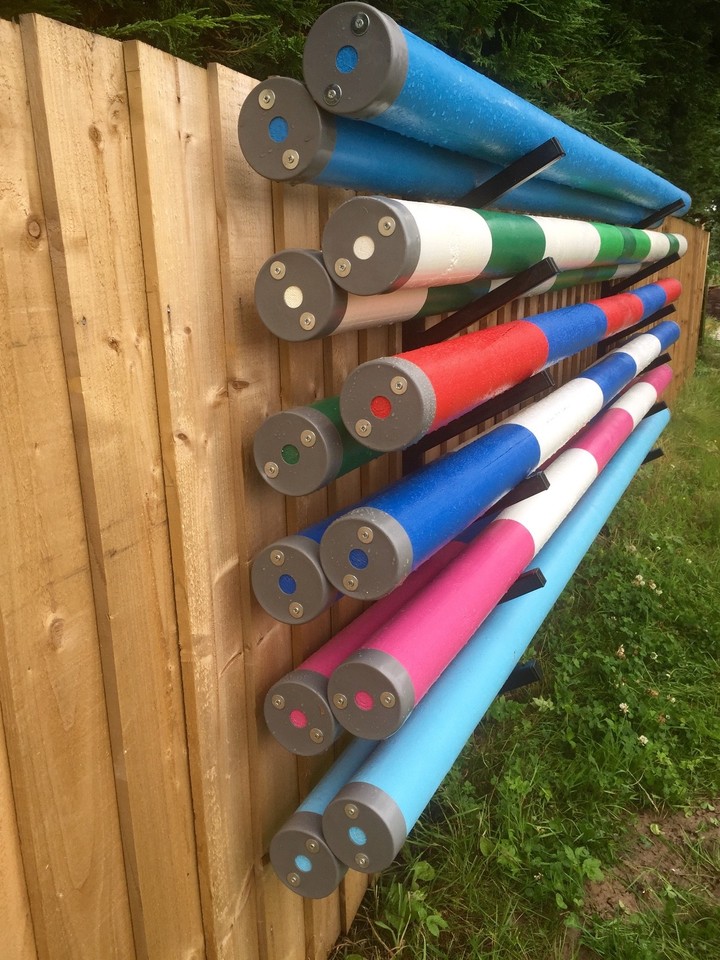 Show Jump Pole Rack - Pole Tidy Holder Rack 100% British Made | eBay UK