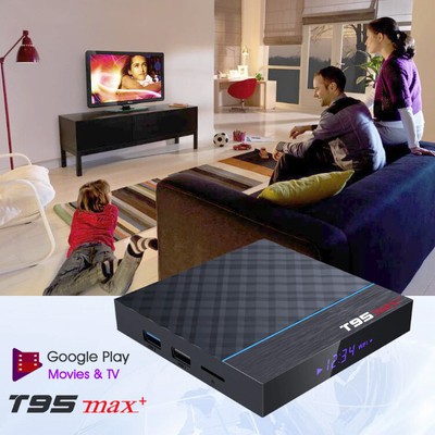 Lot 10 T95 MAX+ S905-X3 8K HDR 4GB DDR3 Android 9.0 Dual WiFi Bluetooth TV Box