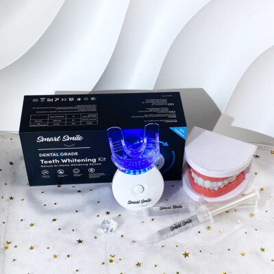 Smart Smile Whitening teeth kit led light New Formula