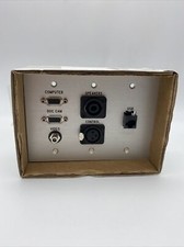 PanelCrafters DEVOLV-WQ491630 Cat6 USB 3-Pin Female Mic Video Aluminum Faceplate