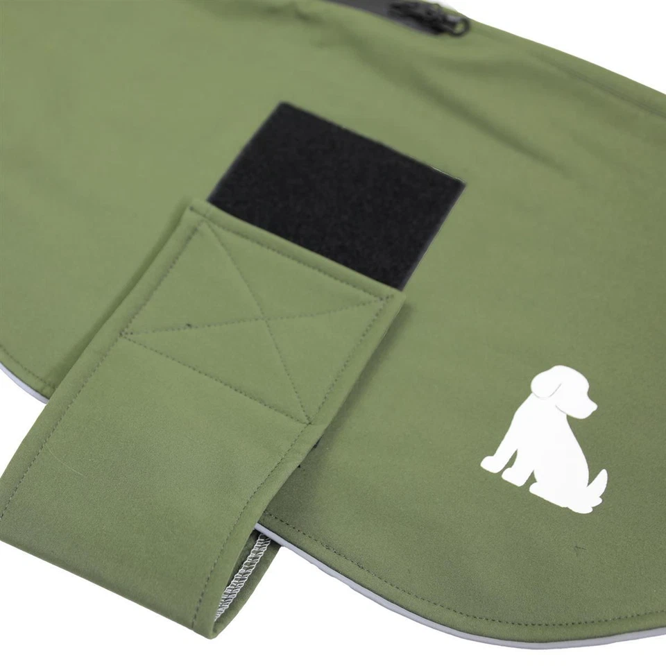 Hundemantel Softshell Wasserfest Winddicht  Klettverschluss MS-Trachten - Bild 3 von 4