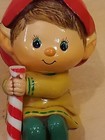 Vintage Hallmark Cards Elf Pixie Shelf Sitter Christmas Holiday Stocking Holder  — photo 10
