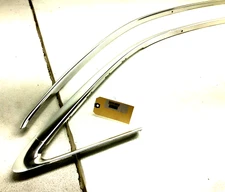 2011-2017 AUDI A8L D4 LEFT RIGHT SIDE EXTERIOR RAIL BODY MOLDING STRIP PAIR OEM.