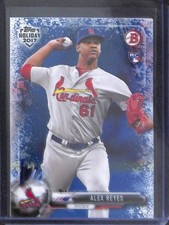 2017 Topps Holiday Blue #TH-ARE Alex Reyes No 35 of 50