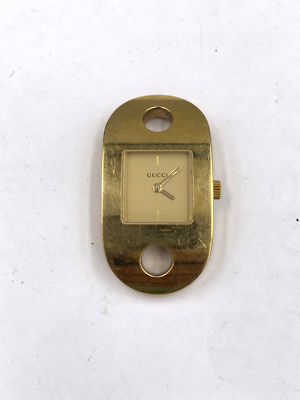 Gucci Watch 6155L Women's Quartz Swiss Gold tone no bnad Working