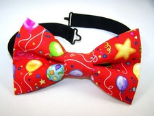 NEW FABRIC BOW TIE W/Adjustable Strap  PARTY  Handmade USA  FREE SHIPPING