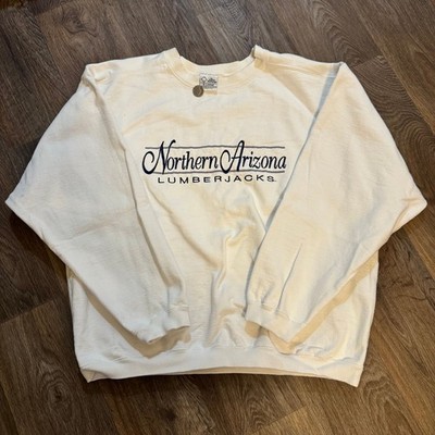 Uscape Northern Arizona Lumberjacks Mens White Premium Wilder Heavyweight Crew S