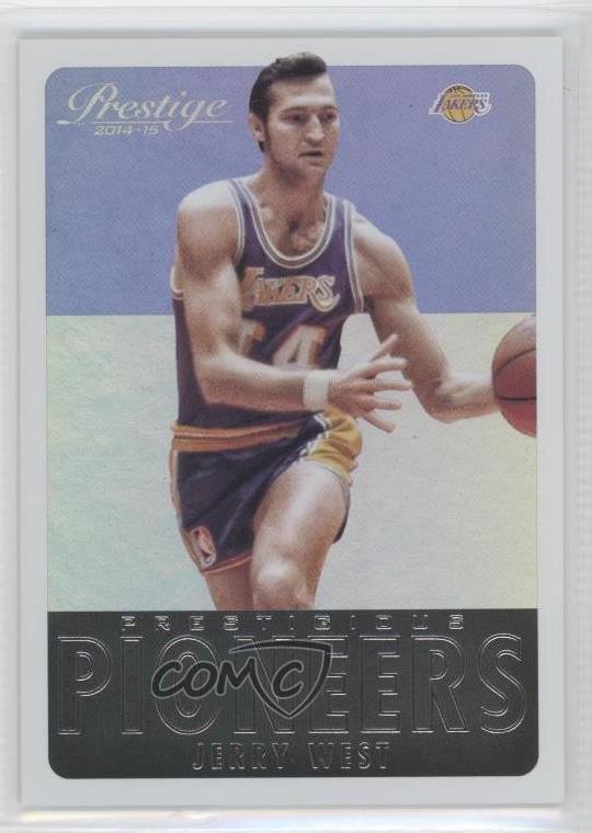 2014-15 Panini Prestige Prestigious Pioneers Premium Jerry West #10 HOF 02v3