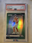 2024 Prizm Bo Nix RC Green PRIZM Rookie #309 Broncos PSA 10