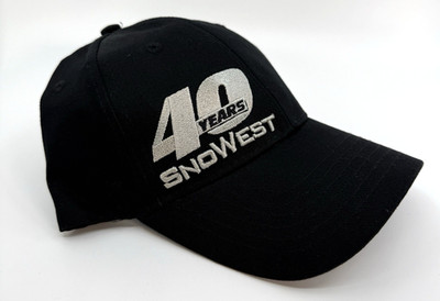 KLIM SnowWest 40 years Baseball Cap Black OSFM NWOT