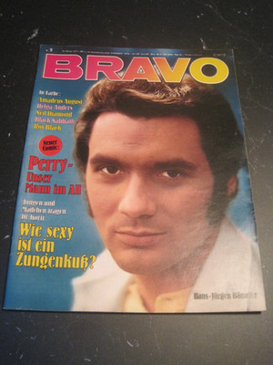 BRAVO  Nr. 9 von 1972 - Titelbild Hans-Jürgen Bäumler