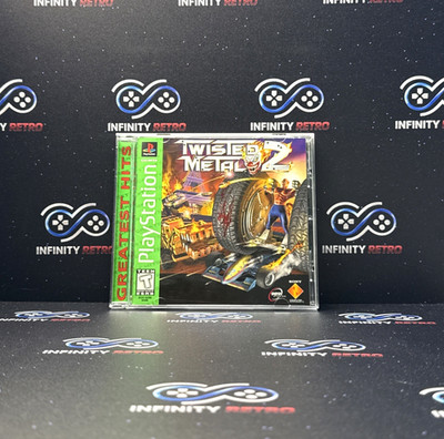Twisted Metal 2 Sony PlayStation 1 PS1 CIB Refurbished & Tested Free Shipping