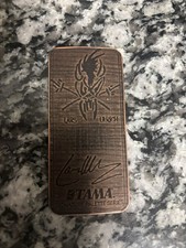 Replica Tama Lars Ulrich Bell brass Badge- 0.8mm Copper W/Grommet - Metallica.