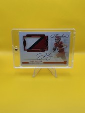 2023 Flawless Jake Haener /20 Ruby Saints Rookie Patch Auto Chiefs Fresno State