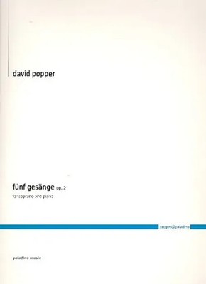 5 Gesänge op.2 für Sopran und Klavier Partitur | David Popper