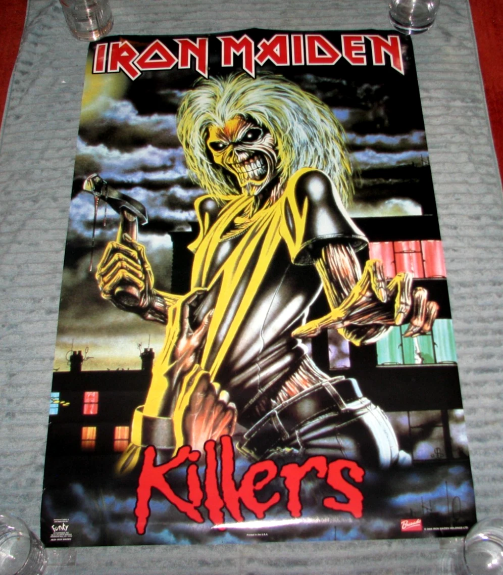 Las mejores ofertas en Original pósters de Iron Maiden | eBay