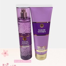 NEW- 2 Bath  Body Works Madame Mystique Fine Fragrance Body Mist  Body Cream
