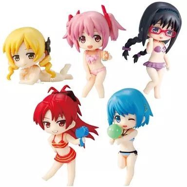 Chara-Ani ToysWorks Collection NyitenGo Deluxe Madoka Magica 5 Figuren Set