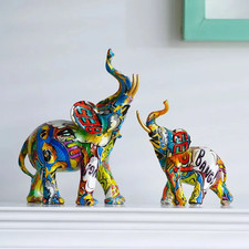 Graffiti Elephant Statue - Modern Street Art ...