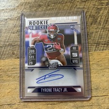 2024 Contenders Optic Rookie Ticket #166 Tyrone Tracy Jr. RC Auto Prizm