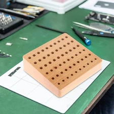 Watch Repair Tool Holder 60 Holes Accessories Supplies Tweezer Organizer Base