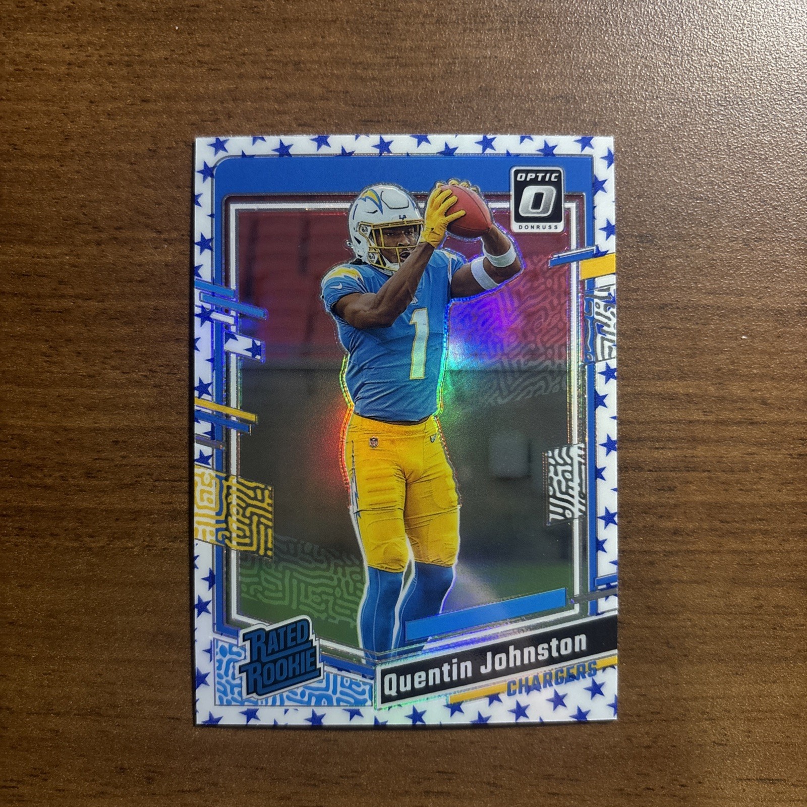 2023 Panini Donruss Optic - Rated Rookie Quentin Johnston #265 Stars Prizm (RC)