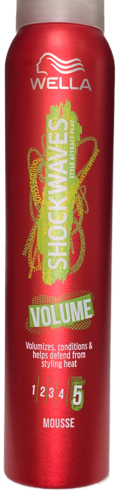 Wella Shockwaves Volume Hair Styling Mousse/Ultra Strong Hair Spray #5 PIck Your