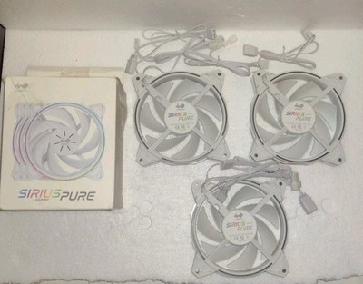 IN WIN Kit of 3 Sirius ASE120P Extreme RGB Fans, 120mm, ARGB Controller