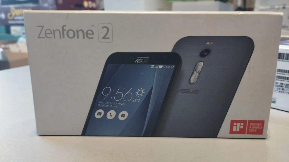 ASUS ZENFONE 2 ZE551ML DUAL SIM 5.5" FULL HD QUAD CORE 64GB RAM 4GB LTE silver - Immagine 2 di 3