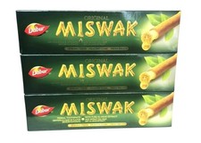 Brand New 3x Packs Dabur Miswak Toothpaste 100ml | Meswak | Sewak |New Design,UK 36.67 per litre