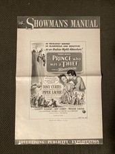 Prince Who Was A Thief -  Original 1951  Pressbook - Tony Curtis - Piper Laurie