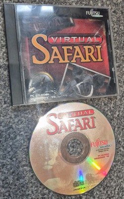 Fujitsu Virtual Safari (1996) - PC CD-ROM (Windows 95) - inklusive Handbuch