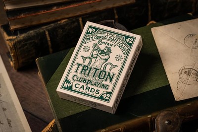 Triton 42 antike restaurierte Spielkarten von A.Haines