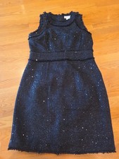 New Michael Kors Black Woven Sequin Size 10