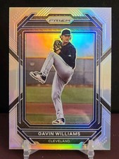 2023 Panini Prizm Gavin Williams Silver Prizm #95 Prospect