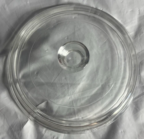 PYREX CLEAR P81C GLASS SAUCEPAN LID P-81-C 6" Round- No Chips/Cracks