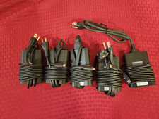 LOT OF 5 GENUINE DELL 65 WATT USB-C AC ADAPTER WITH POWER CABLE