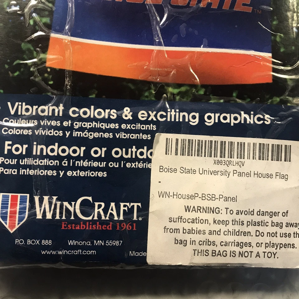 Boise State Panel House Flag or Banner - Image 3 of 4