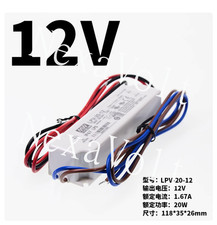 1PC NEW MEAN WELL Power supply LPV-20-12 12V 1.7A INPUT100-240VAC 