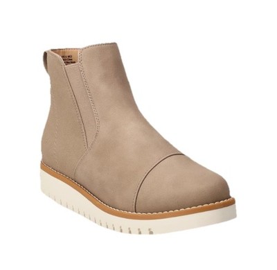 Kohls Sonoma Goods For Life Cassi Wedge Ankle Women's Taupe Sueded Boots  Size