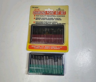 2 Sets of Diamond Point Bits - Diamond Life & Pro Source - Two NEW 20 Pc. 040547
