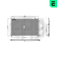 Kondensator Klimaanlage Mit Trockner FüR Toyota Rav 4 Iv 2.2 D 4WD 2.0