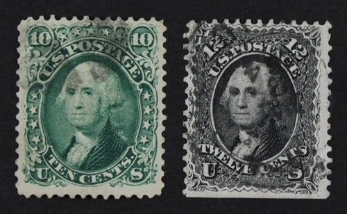 CKStamps: US Stamps Collection Scott#68 69 Washington Used