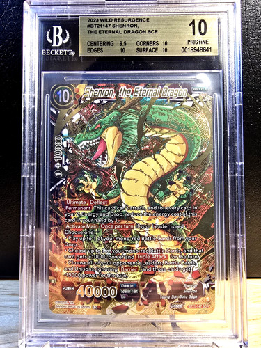 DRAGON BALL SUPER SHENRON THE ETERNAL DRAGON BT21-147 SCR BGS 10 WILD RESURGENCE