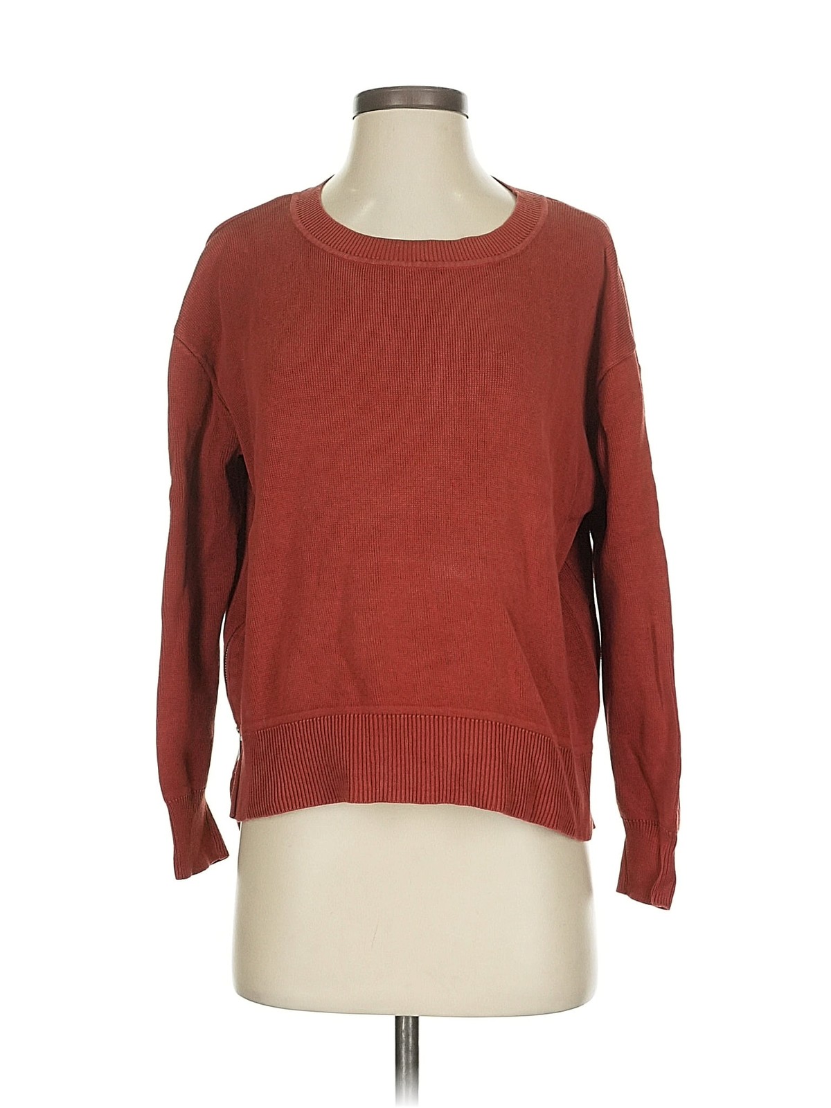 Mango Women Red Pullover Sweater XS