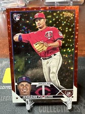 2023 Topps Series 1 Jermaine Palacios Red Foil Rookie /199 RC Twins #5