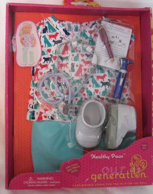 our generation healthy paws vet outfit