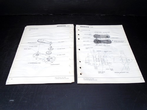 Manual de tienda HONDA GENUINO vintage para cultivador F400 6172300 - octubre '76 (usado) - Imagen 12 de 16