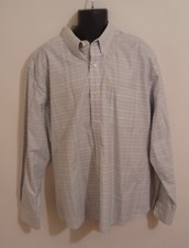 Eddie Bauer Mens Button Down Longsleeve Wrinkle Stain Resistant Plaid Shirt 2X